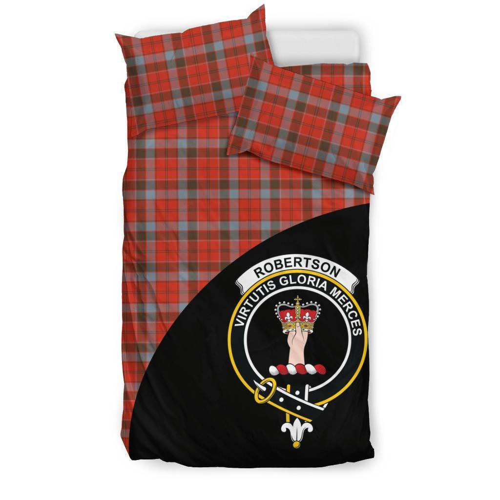 Robertson Weathered Family Tartan Crest Wave Style Bedding Set