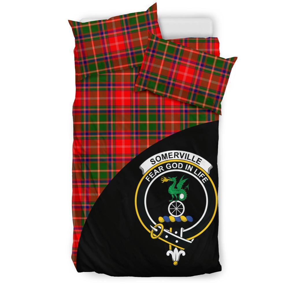 Somerville Modern Family Tartan Crest Wave Style Bedding Set