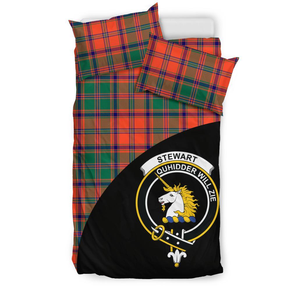 Stewart of Appin Ancient Tartan Crest Wave Style Bedding Set