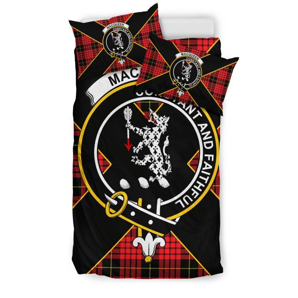 MacQueen Tartan Crest Bedding Set - Luxury Style