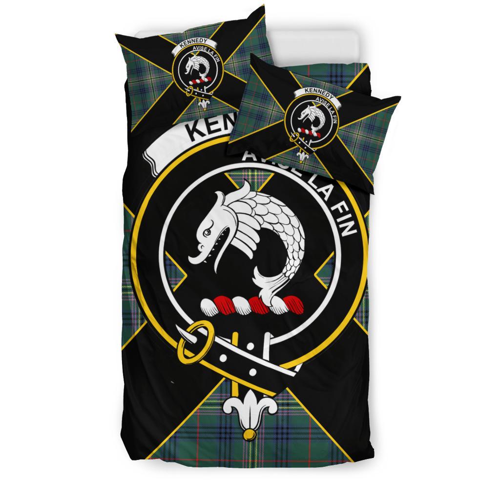 Kennedy Tartan Crest Bedding Set