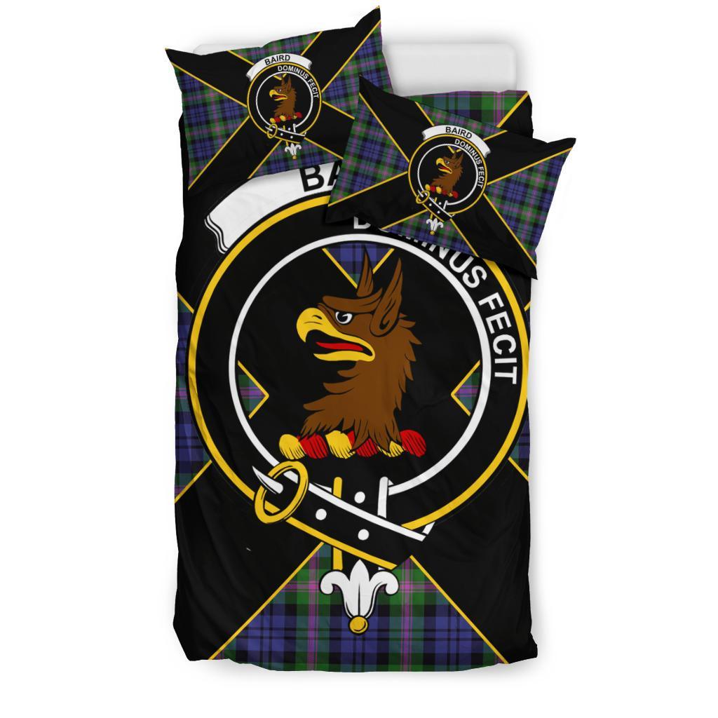 Baird Tartan Crest Bedding Set - Luxury Style