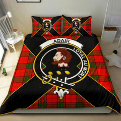 Adair Tartan Crest Bedding Set - Luxury Style