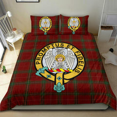 Carruthers Tartan Official Crest Bedding Set