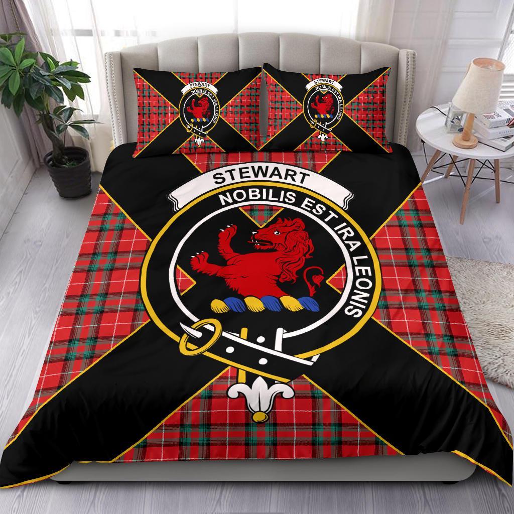 Lennox (Lennox Kincaid) Tartan Crest Bedding Set - Luxury Style