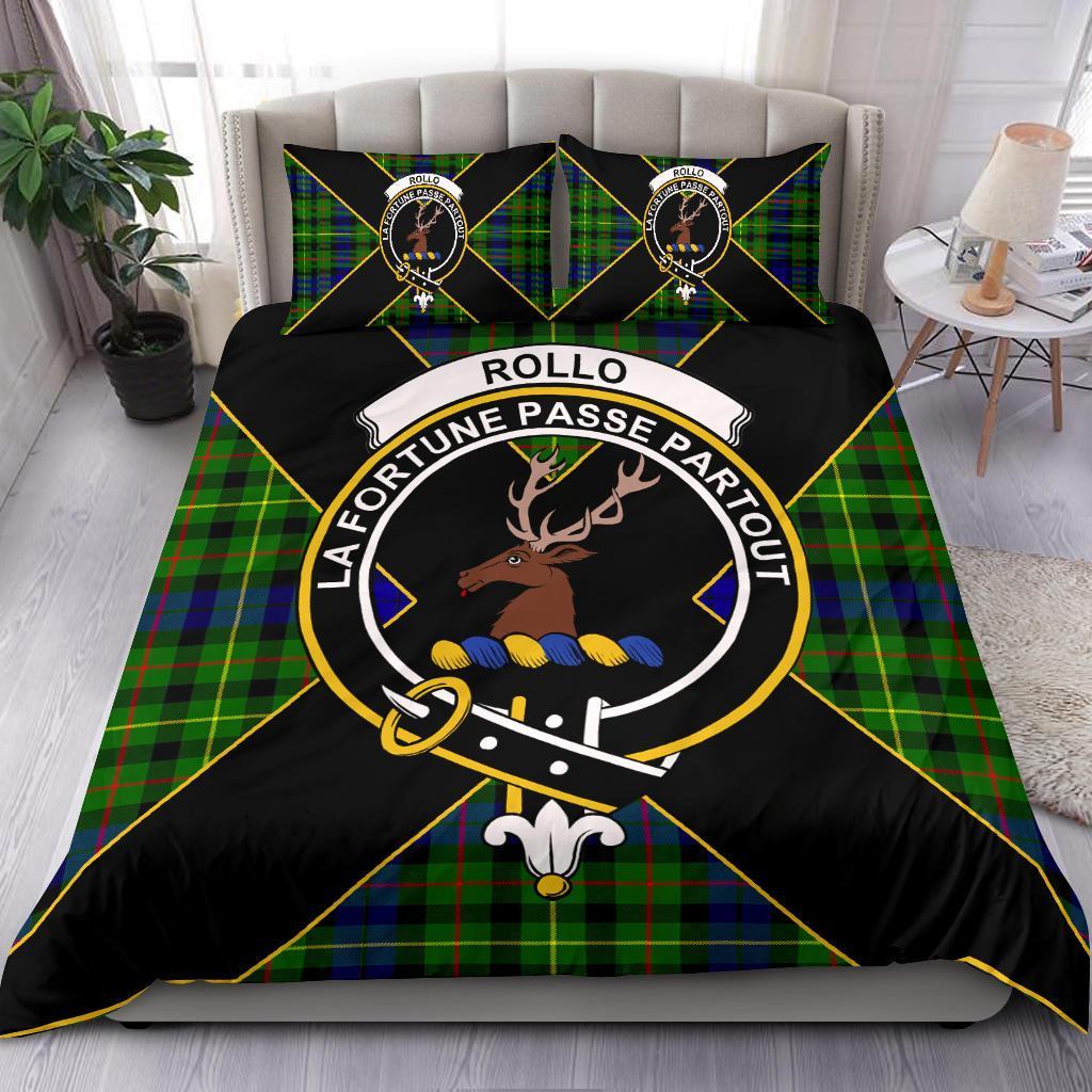 Rollo Tartan Crest Bedding Set - Luxury Style