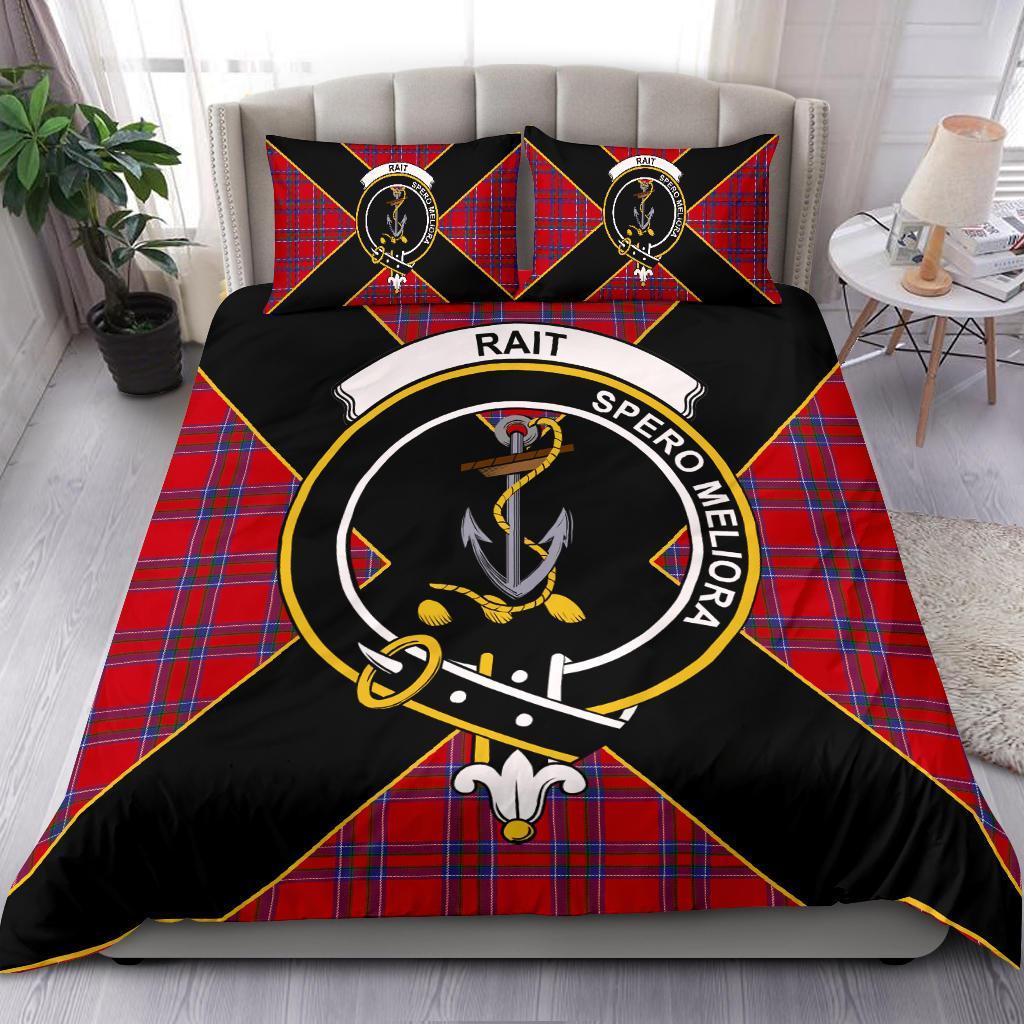 Rait Tartan Crest Bedding Set - Luxury Style