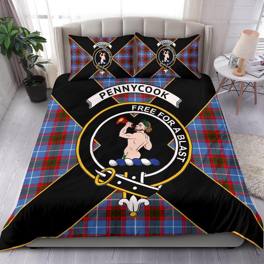 Pennycook Tartan Crest Bedding Set - Luxury Style