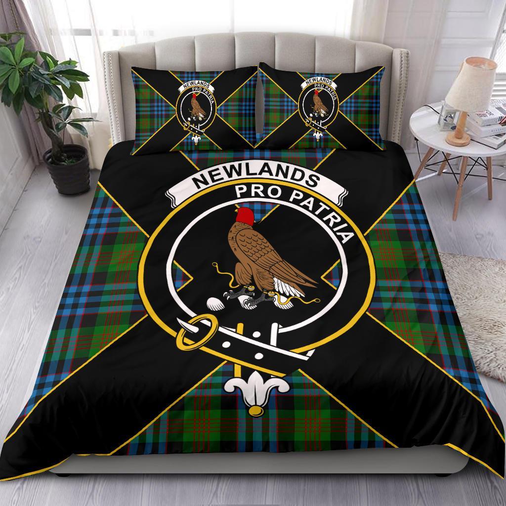 Newlands Tartan Crest Bedding Set - Luxury Style