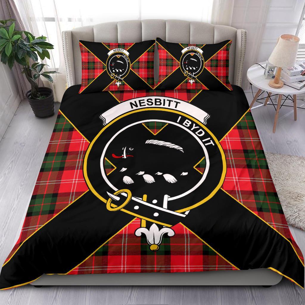 Nesbitt Tartan Crest Bedding Set - Luxury Style