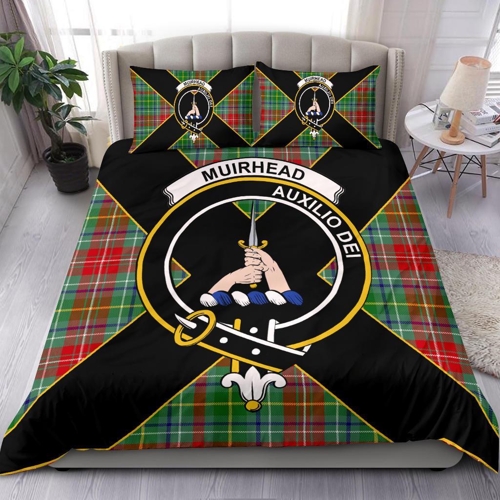 Muirhead Tartan Crest Bedding Set - Luxury Style