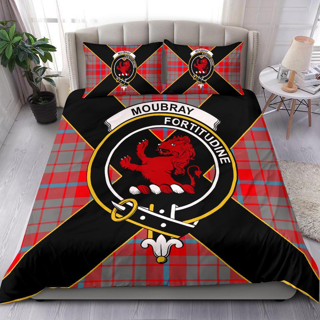 Moubray Tartan Crest Bedding Set - Luxury Style