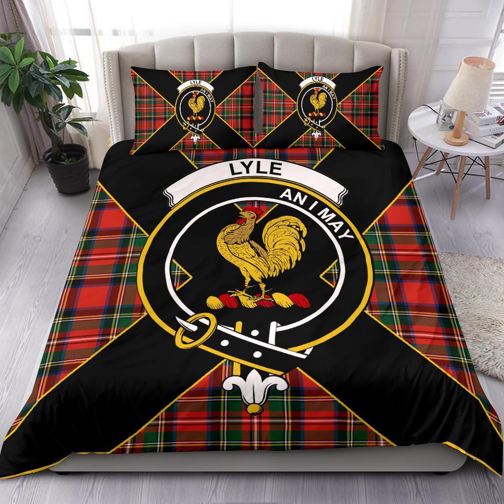 Lyle Tartan Crest Bedding Set - Luxury Style