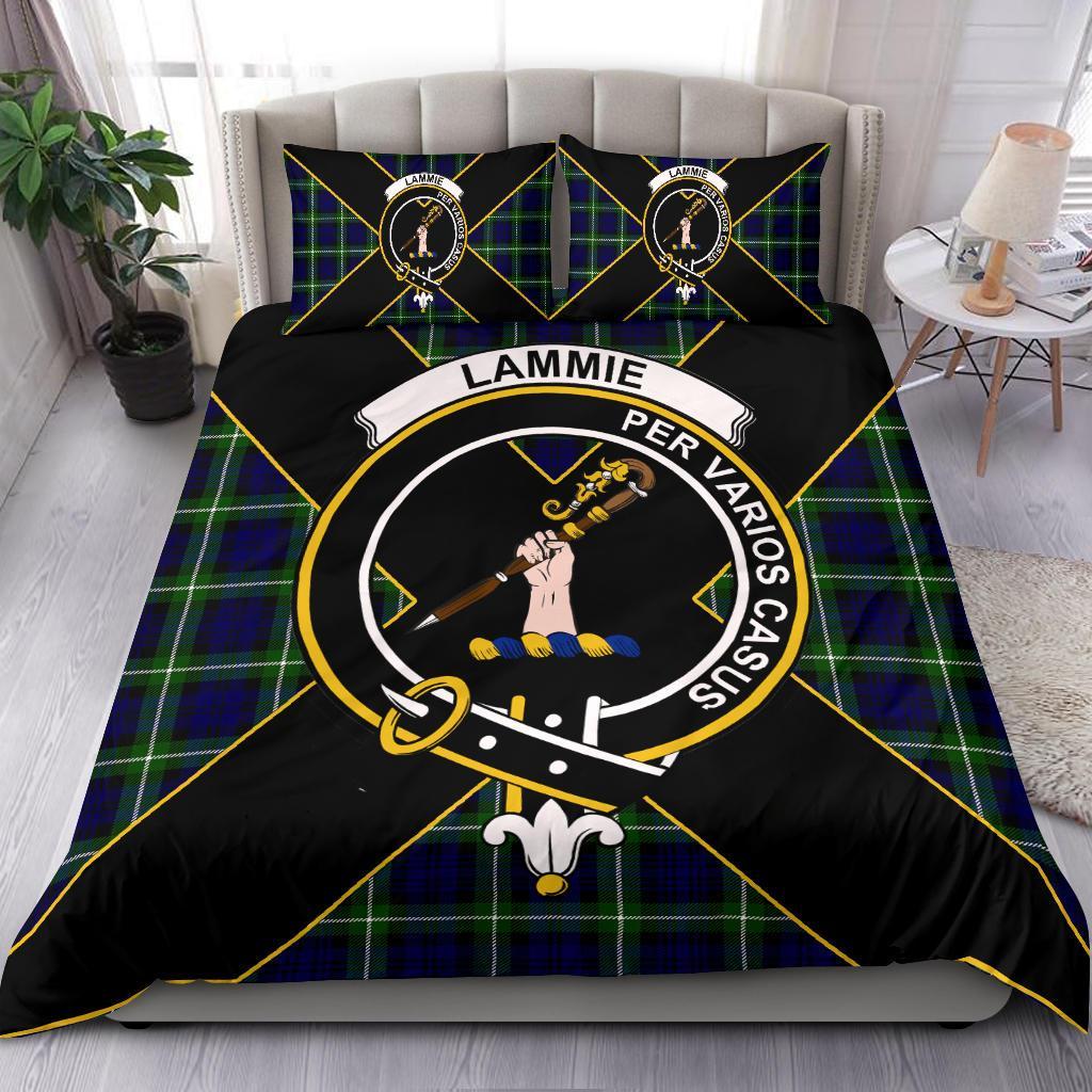 Lammie Tartan Crest Bedding Set - Luxury Style