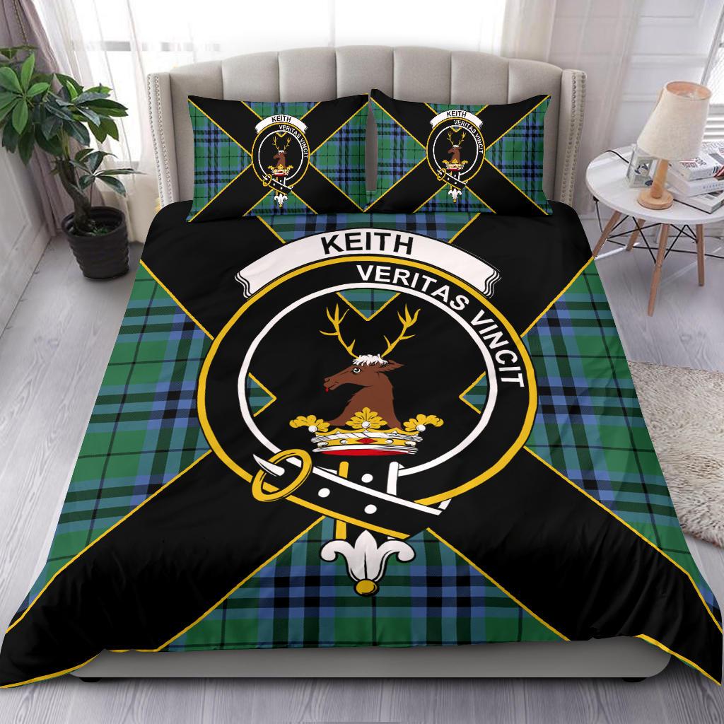 Keith Tartan Crest Bedding Set