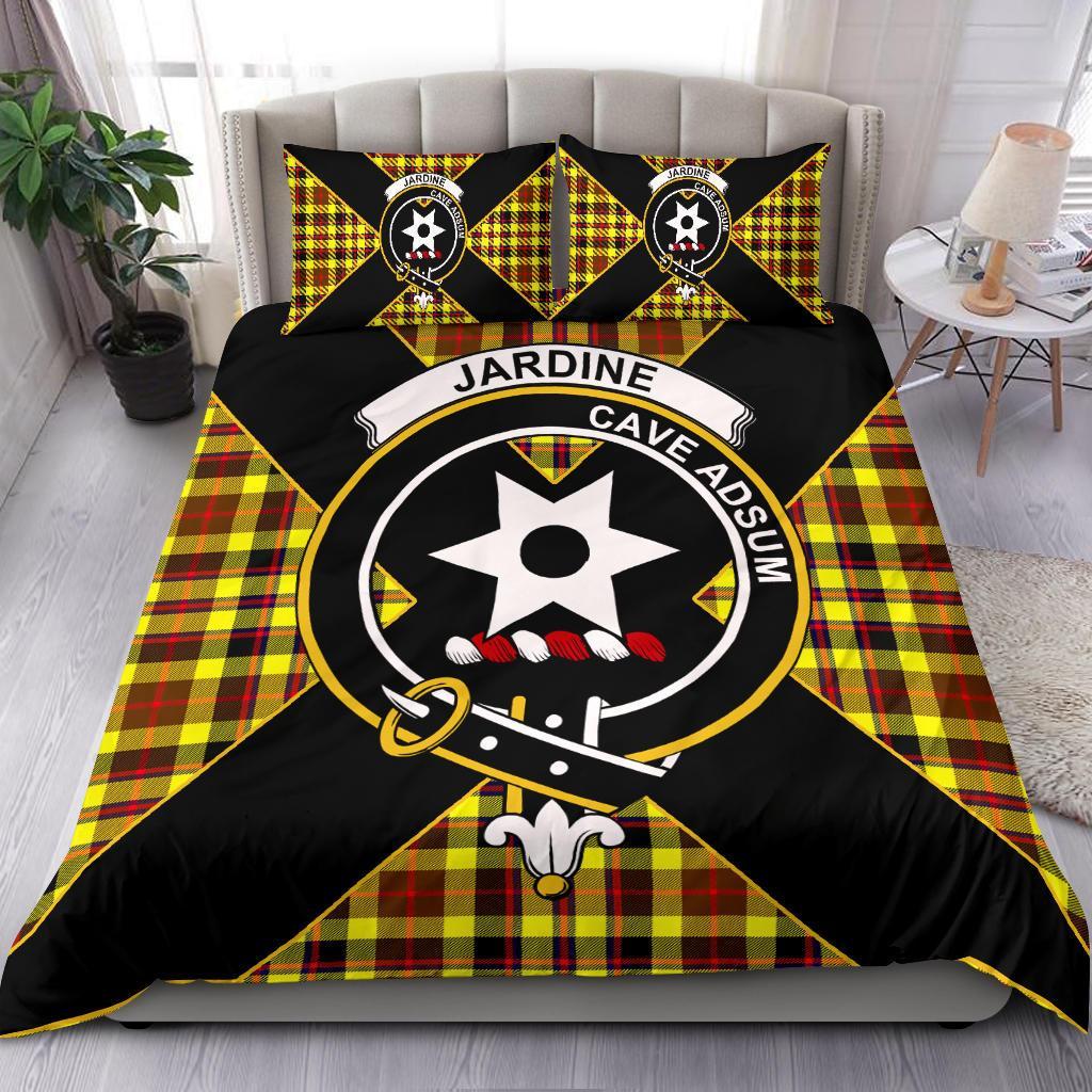 Jardine Tartan Crest Bedding Set - Luxury Style