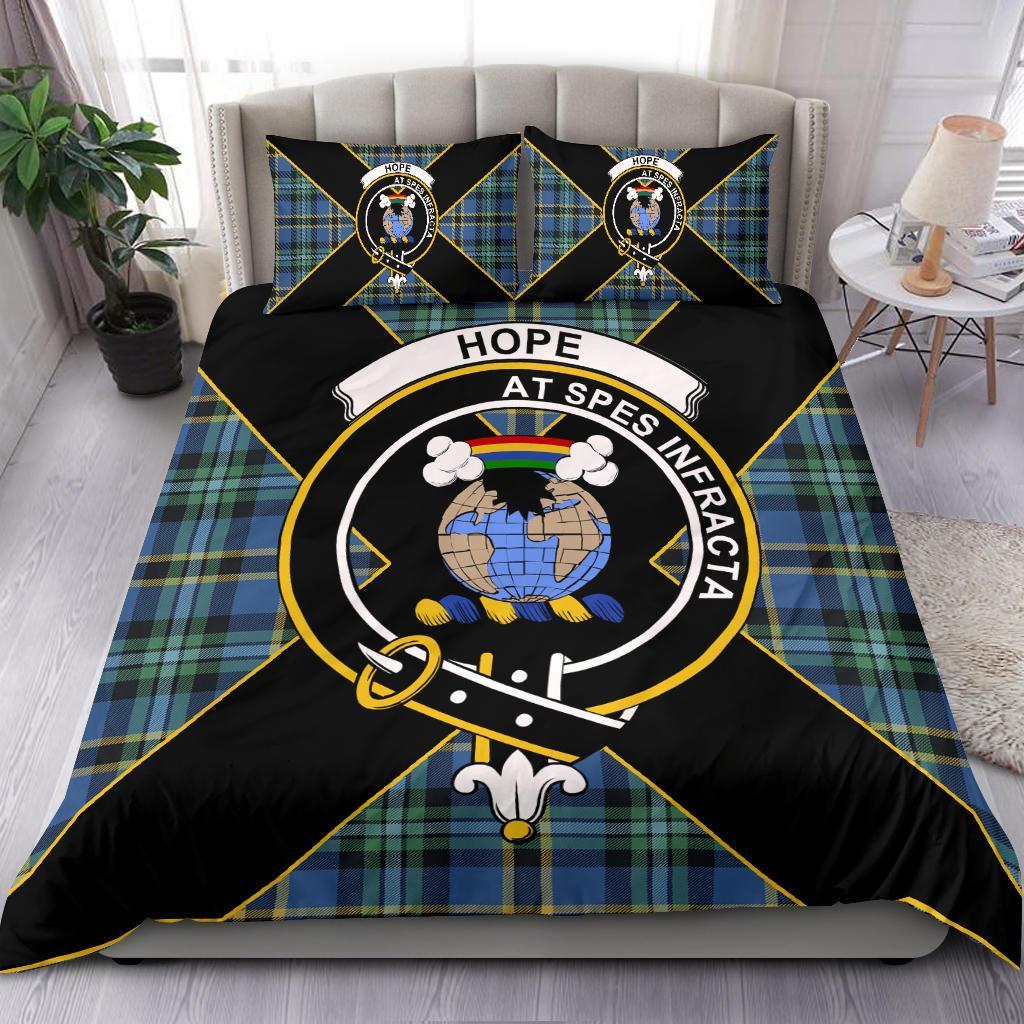 Hope Tartan Crest Bedding Set - Luxury Style