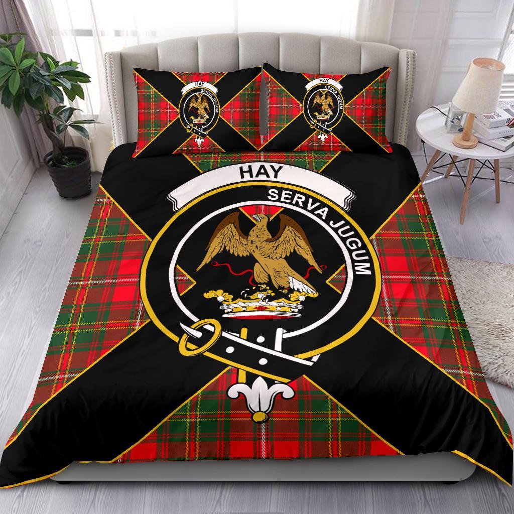 Hay Tartan Crest Bedding Set - Luxury Style