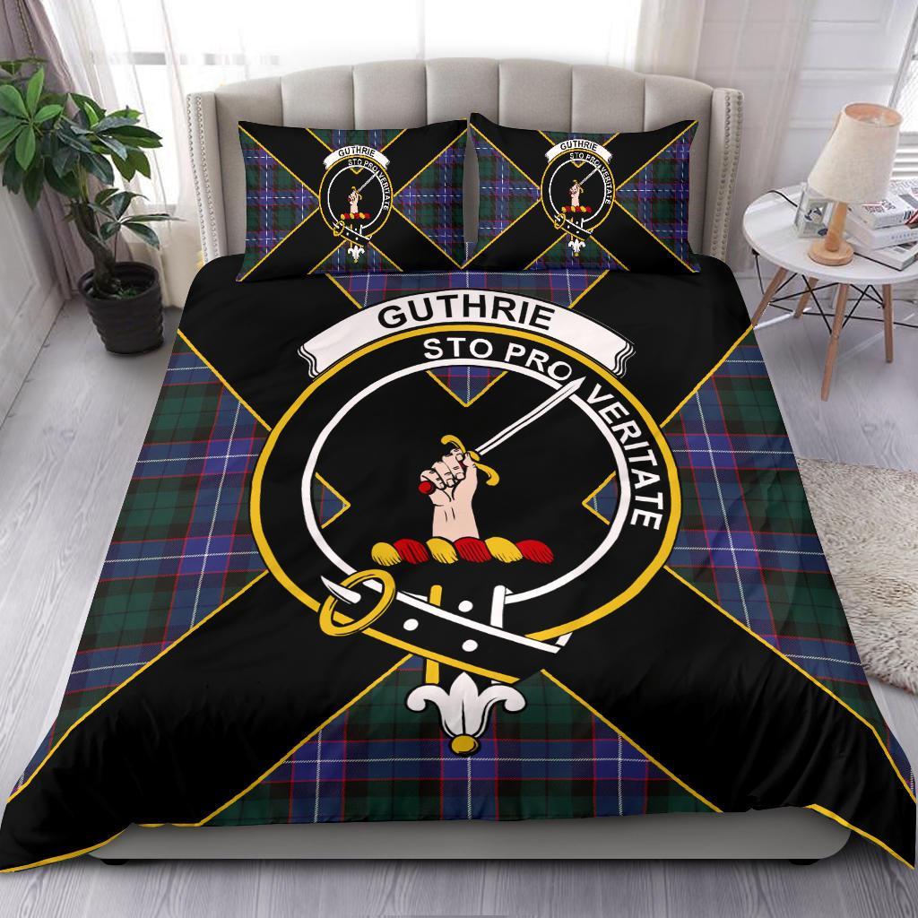 Guthrie Tartan Crest Bedding Set - Luxury Style