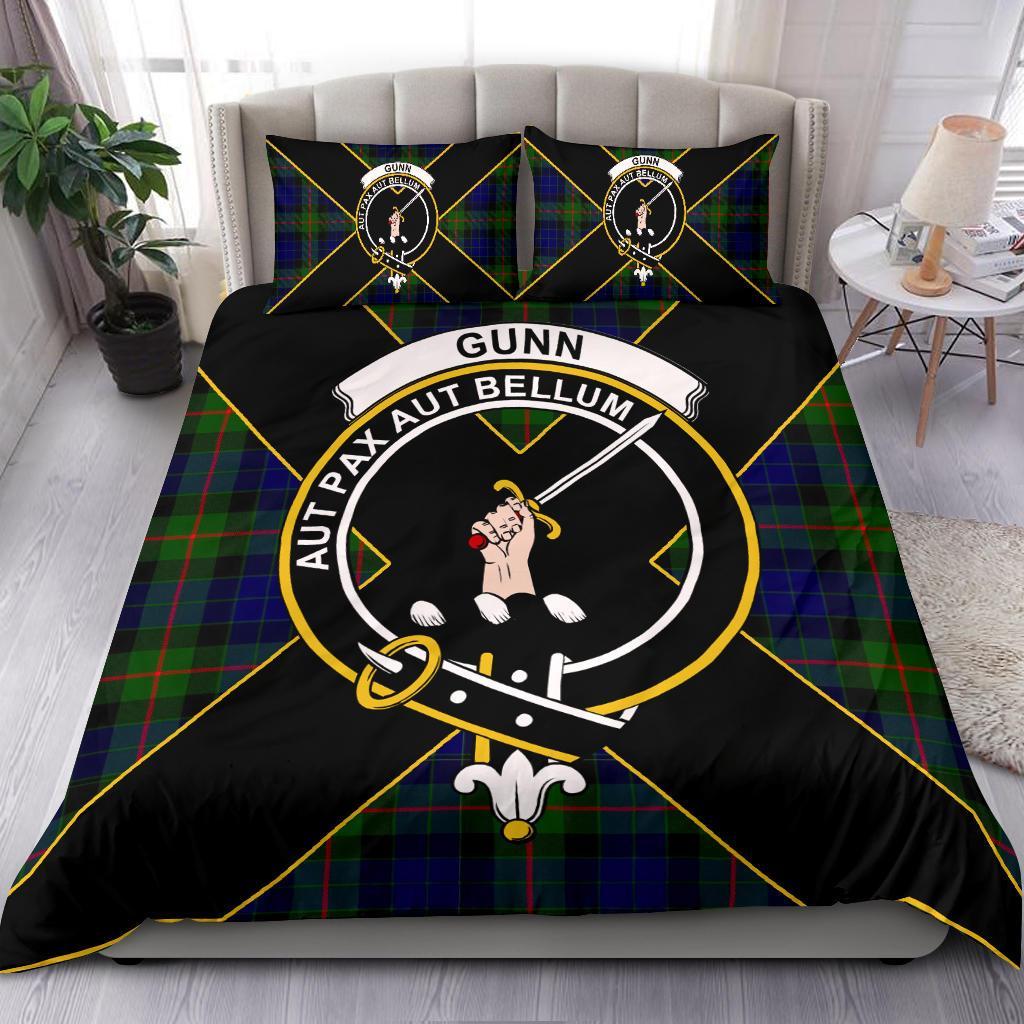 Gunn Tartan Crest Bedding Set - Luxury Style