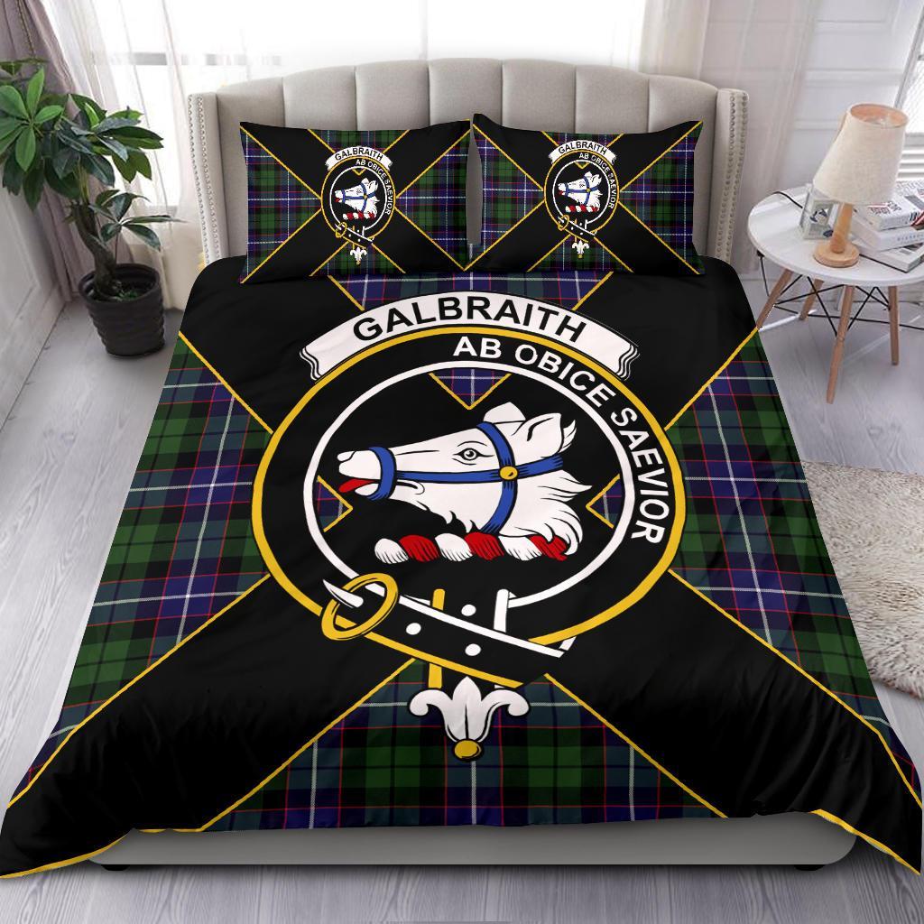 Galbraith Tartan Crest Bedding Set - Luxury Style