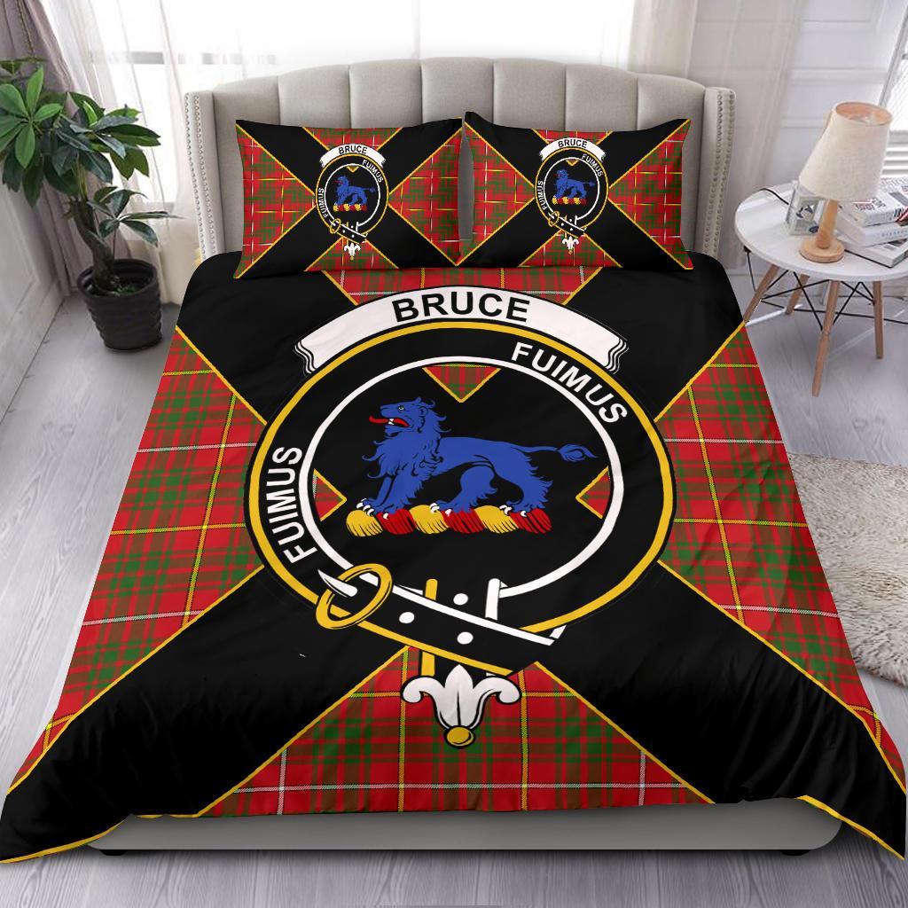 Bruce Tartan Crest Bedding Set - Luxury Style