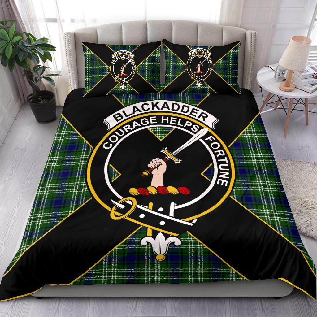 Blackadder Tartan Crest Bedding Set - Luxury Style