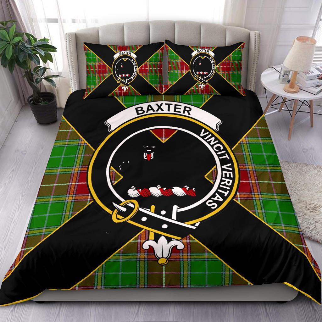 Baxter Tartan Crest Bedding Set - Luxury Style