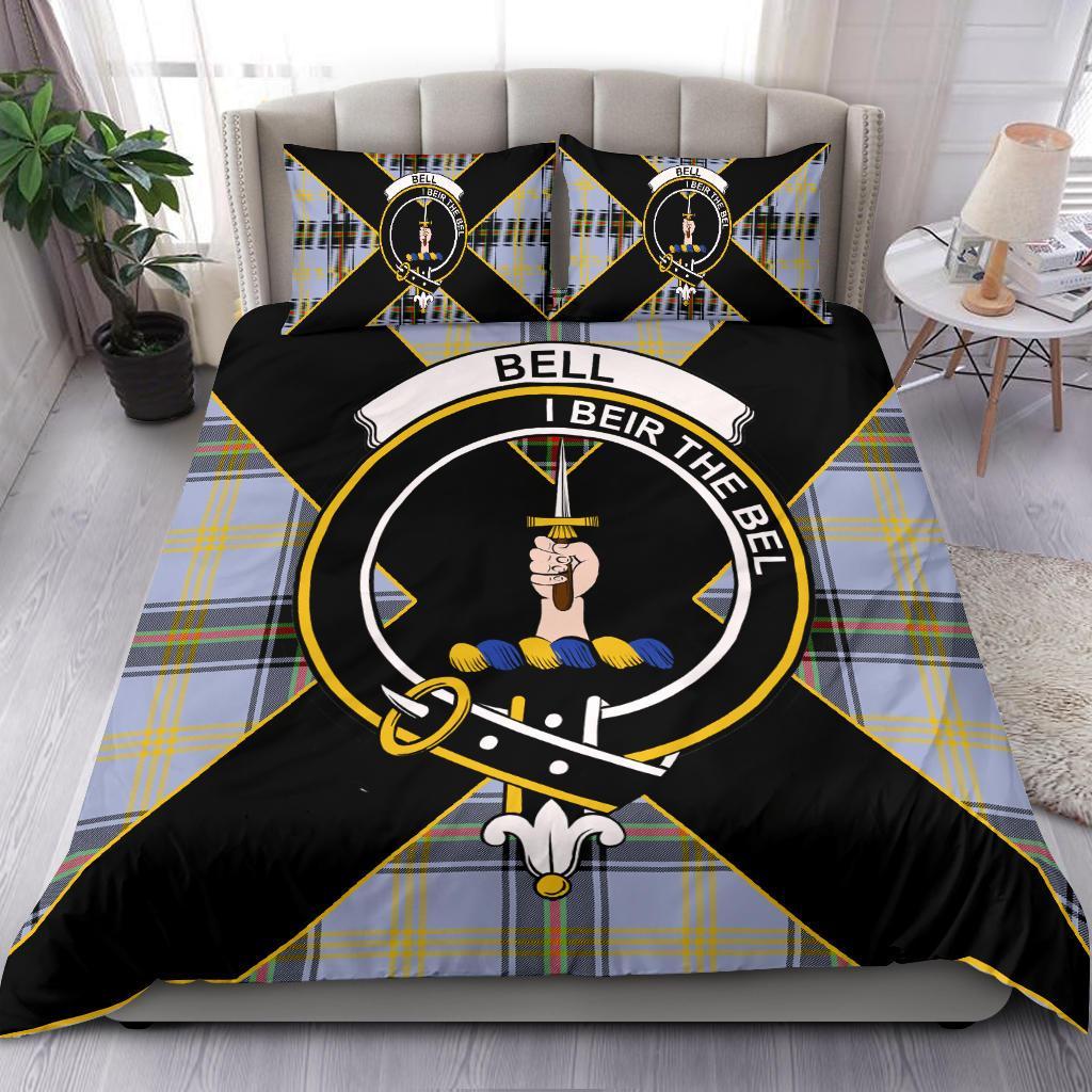 Bell Tartan Crest Bedding Set - Luxury Style