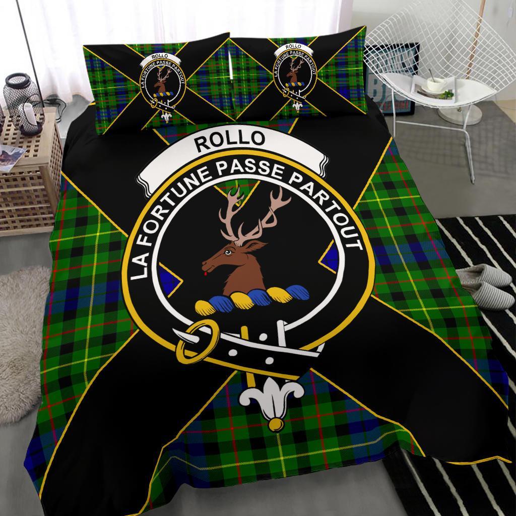 Rollo Tartan Crest Bedding Set - Luxury Style