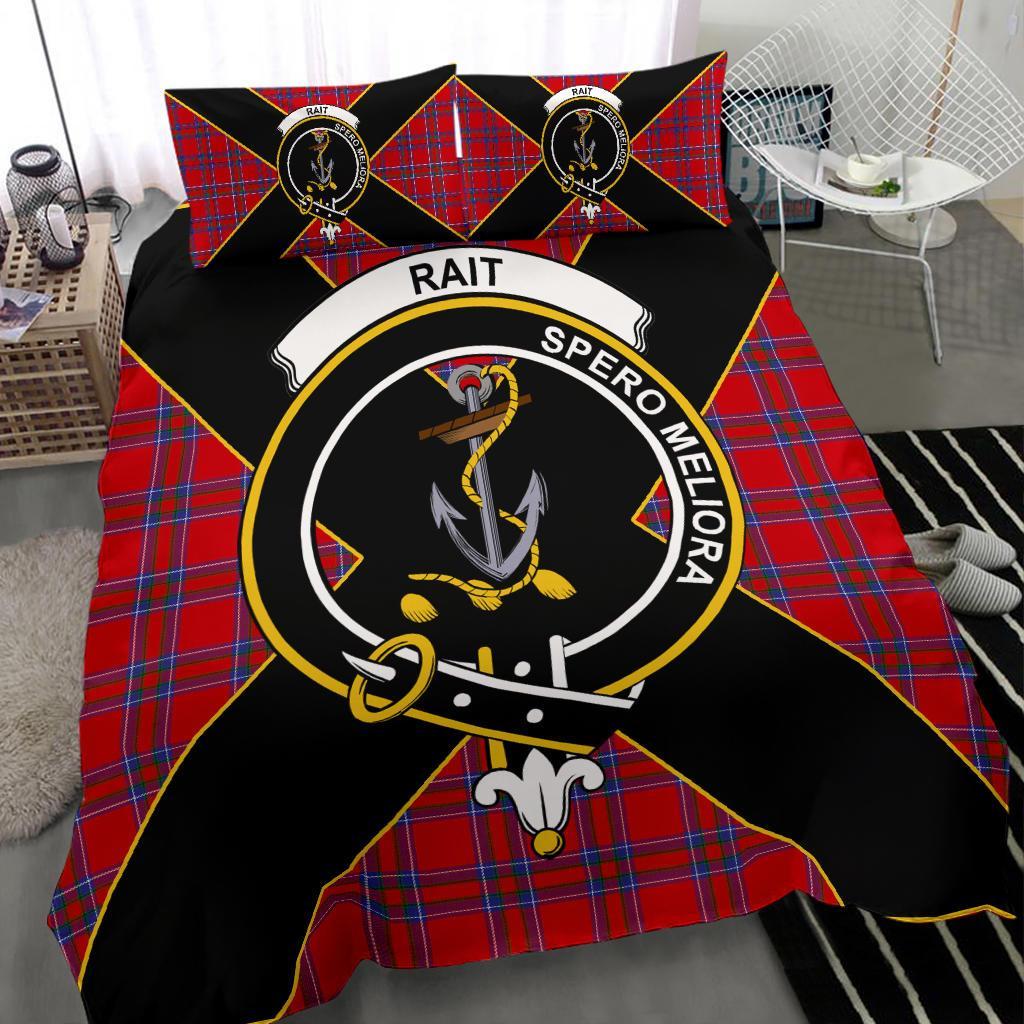 Rait Tartan Crest Bedding Set - Luxury Style