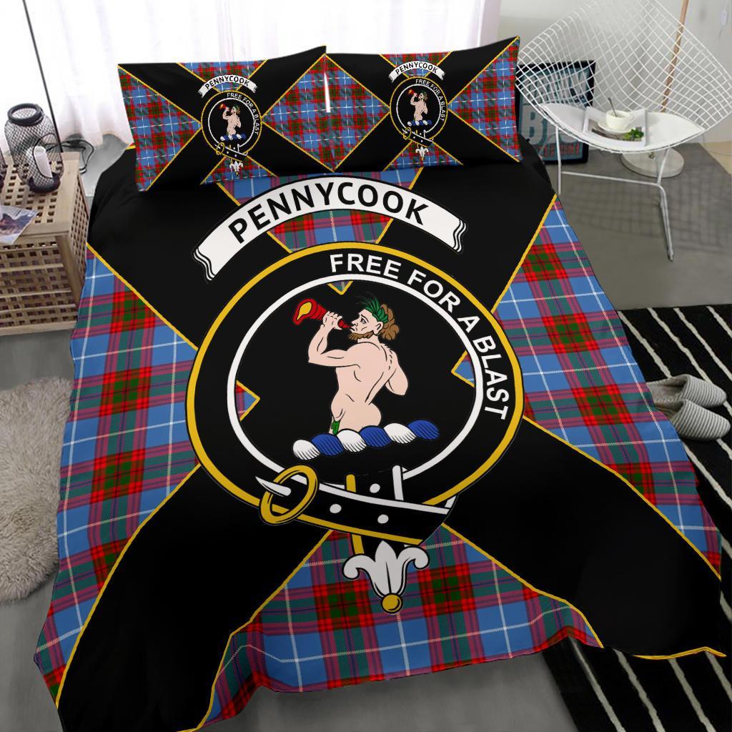 Pennycook Tartan Crest Bedding Set - Luxury Style