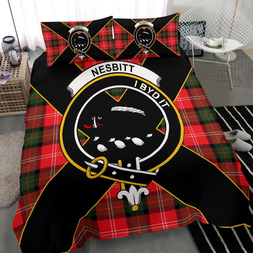 Nesbitt Tartan Crest Bedding Set - Luxury Style