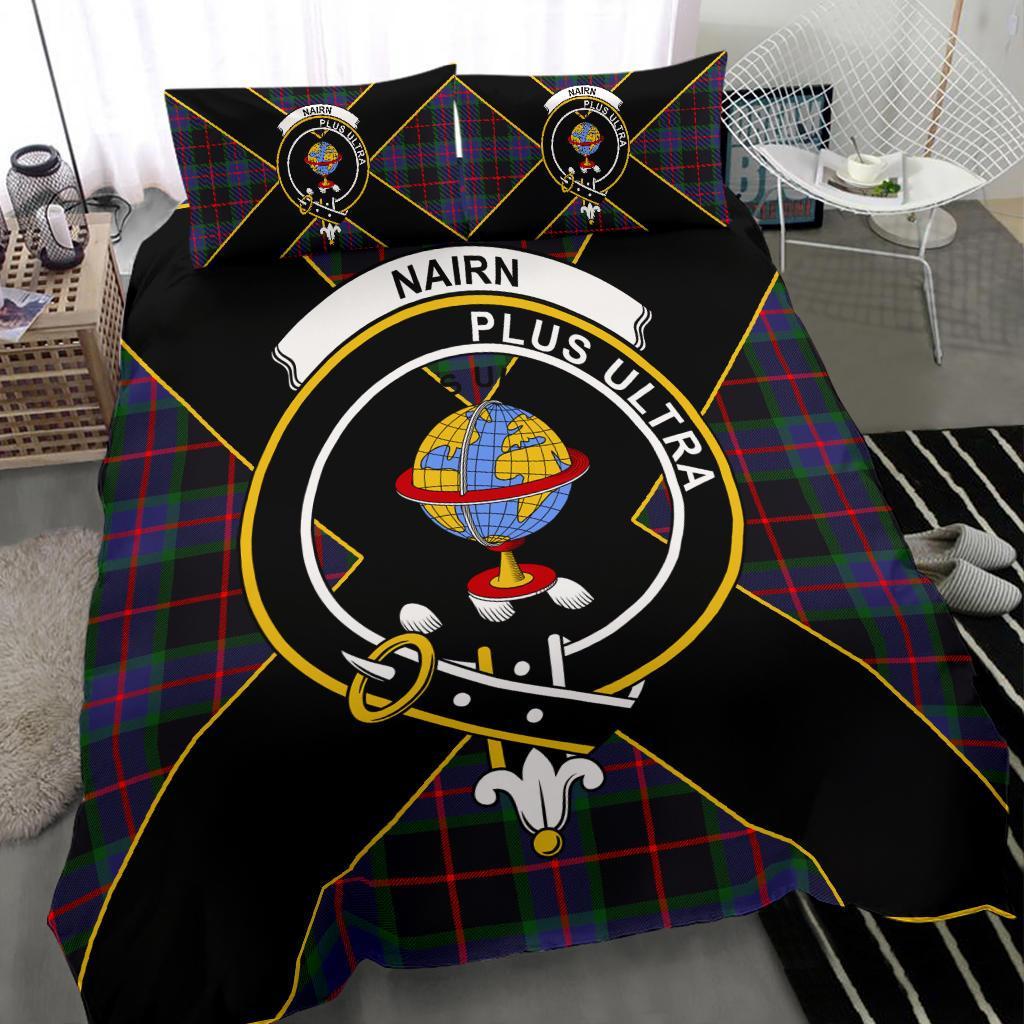 Nairn Tartan Crest Bedding Set - Luxury Style