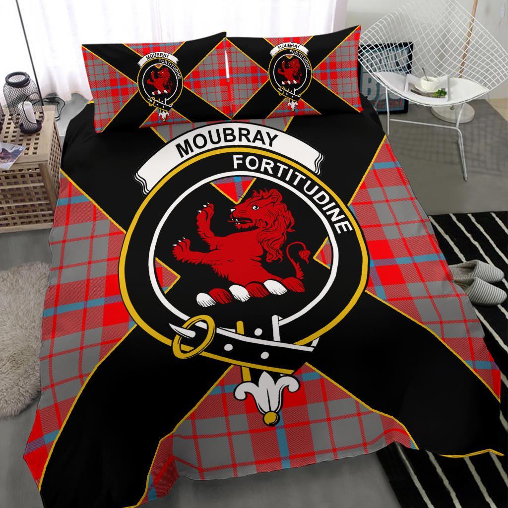 Moubray Tartan Crest Bedding Set - Luxury Style