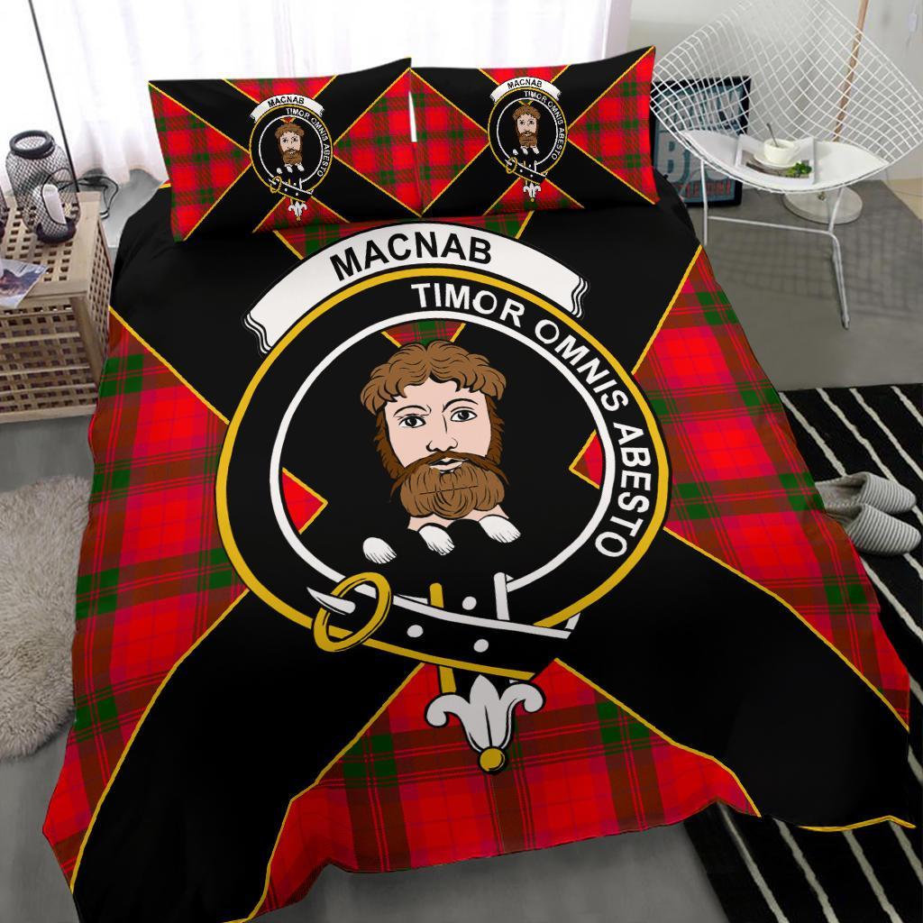 MacNab Tartan Crest Bedding Set - Luxury Style