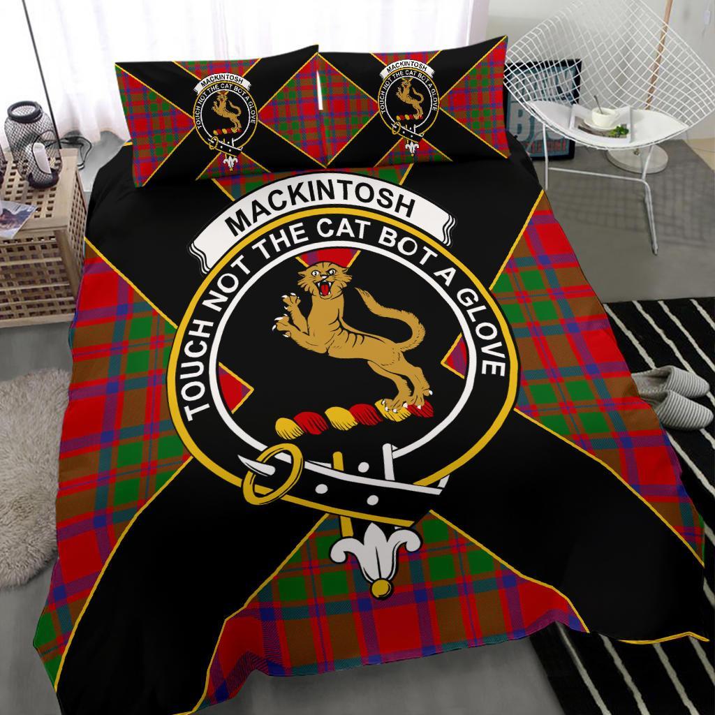 MacKintosh Tartan Crest Bedding Set - Luxury Style