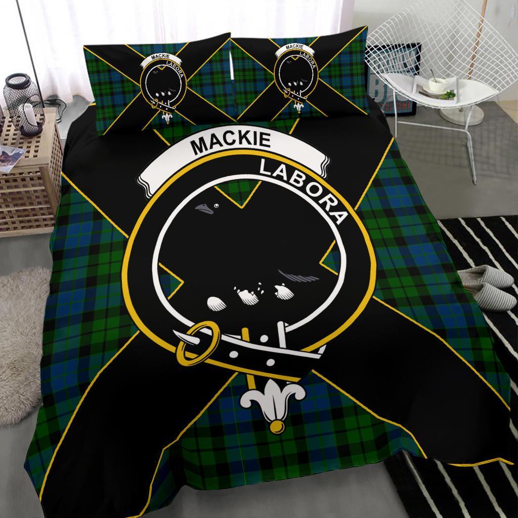 MacKie Tartan Crest Bedding Set - Luxury Style