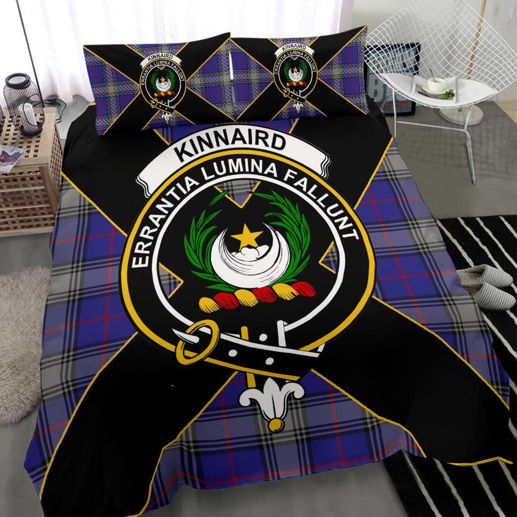 Kinnaird Tartan Crest Bedding Set - Luxury Style