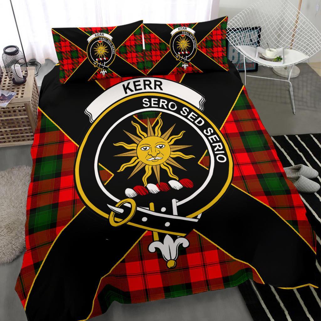 Kerr Tartan Crest Bedding Set - Luxury Style