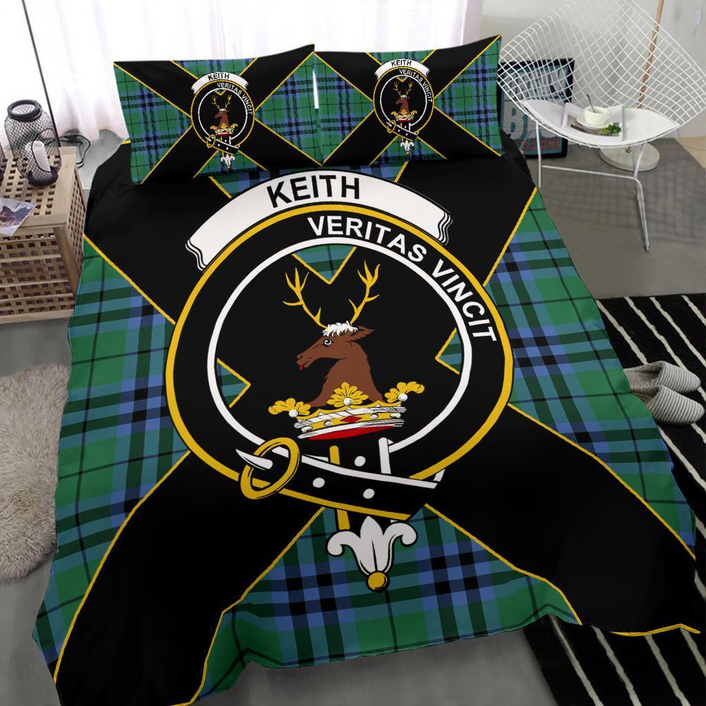 Keith Tartan Crest Bedding Set - Luxury Style