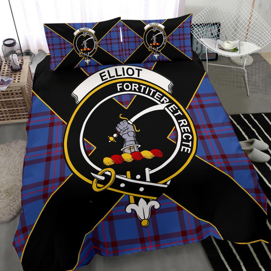 Elliot Tartan Crest Bedding Set - Luxury Style