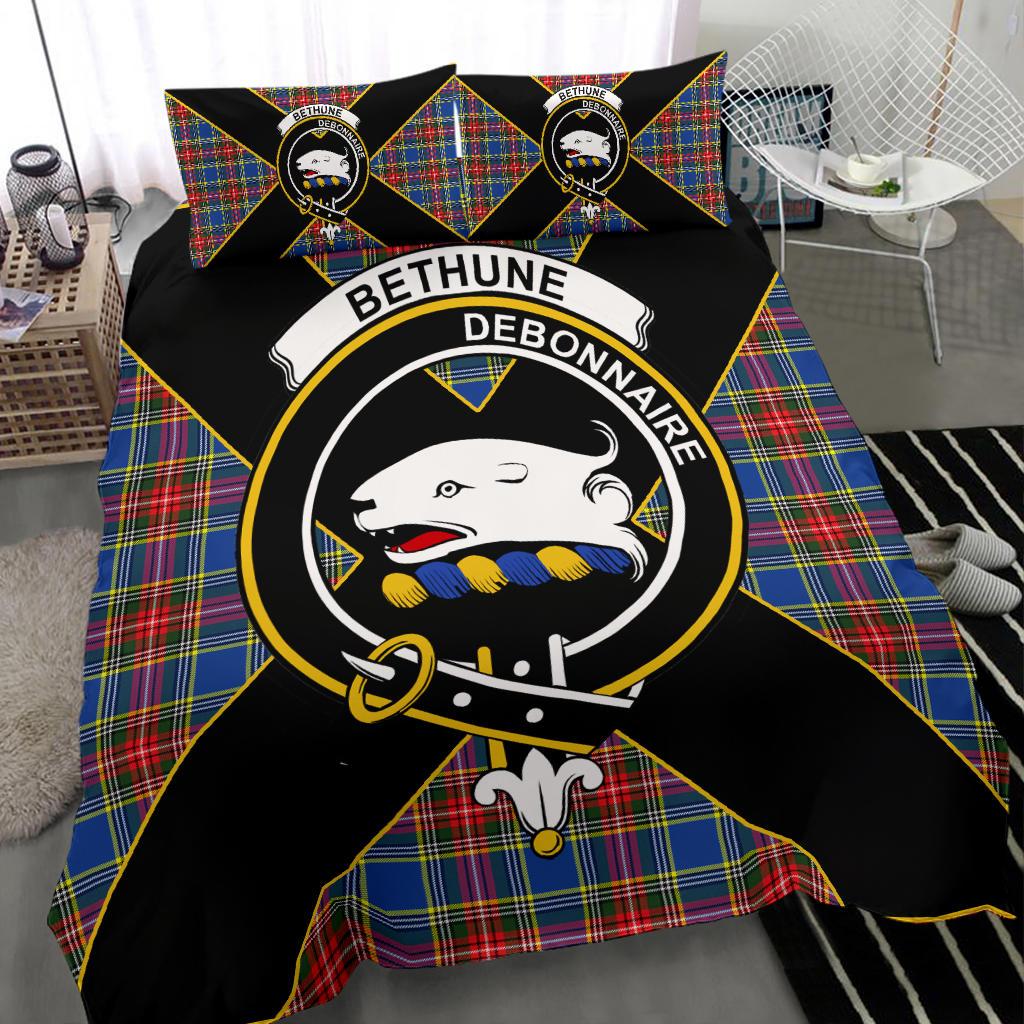 Bethune Tartan Crest Bedding Set