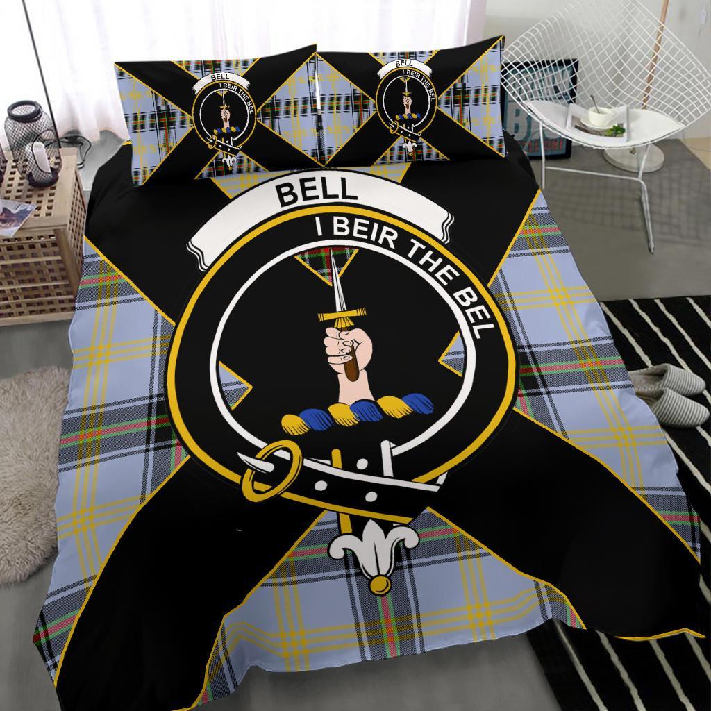 Bell Tartan Crest Bedding Set - Luxury Style