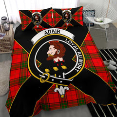 Adair Tartan Crest Bedding Set - Luxury Style