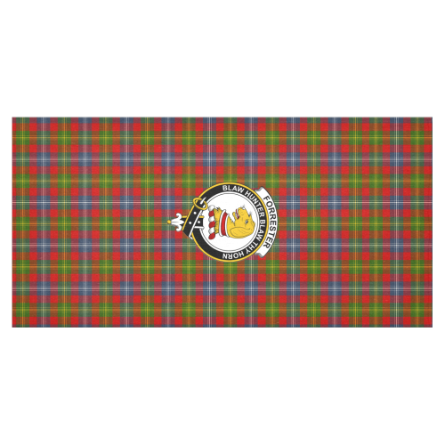 Forrester Tartan Crest Tablecloth