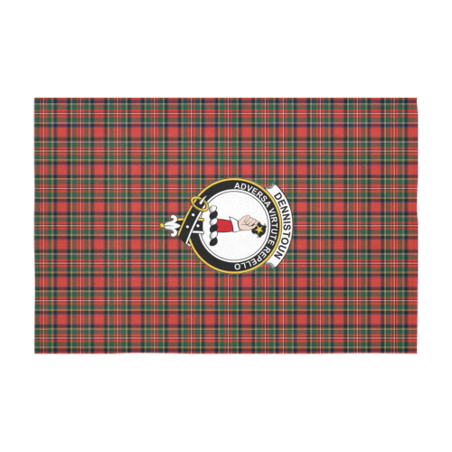 Dennistoun Tartan Crest Tablecloth