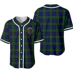 Bannatyne Tartan Unisex Baseball Jersey