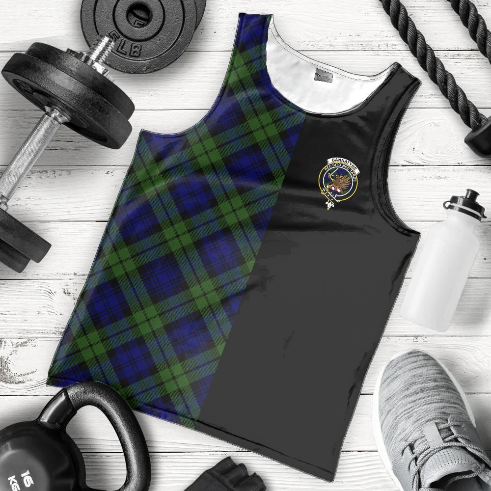 Bannatyne Tartan Crest Men's Tank Top - Cross Style