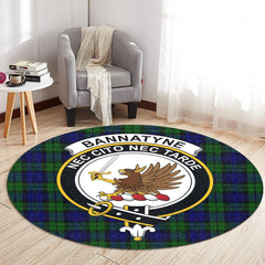 Bannatyne Tartan Crest Round Rug